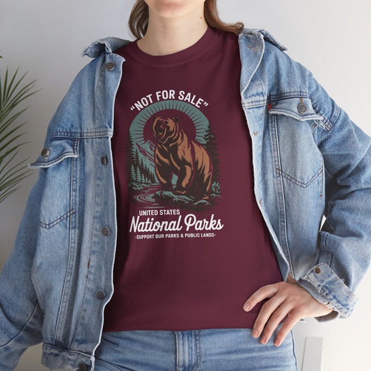 Not For Sale National Parks Support Our Parks & Public Lands T-shirt