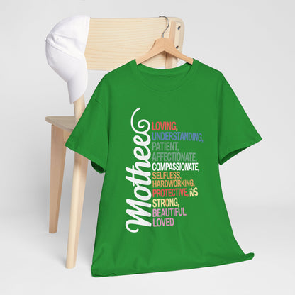 MOTHER Meaning Shirt I Love Mom Mothers Day T-Shirt