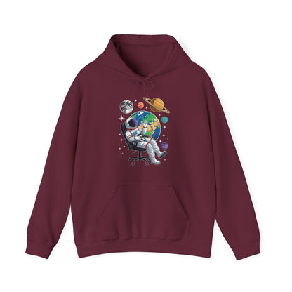 Astronaut Gamer Space Gaming System Planets Hoodie