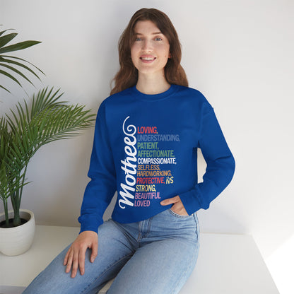 MOTHER Meaning Shirt I Love Mom Mothers Day Sweatshirt