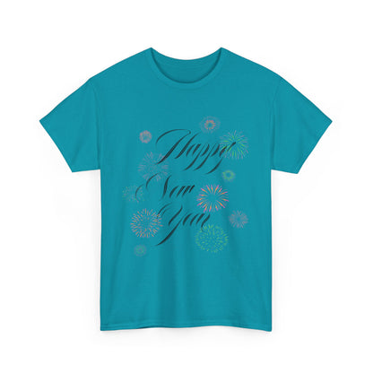 Happy New Year T-Shirt Festive Celebration Tee for Men and Women
