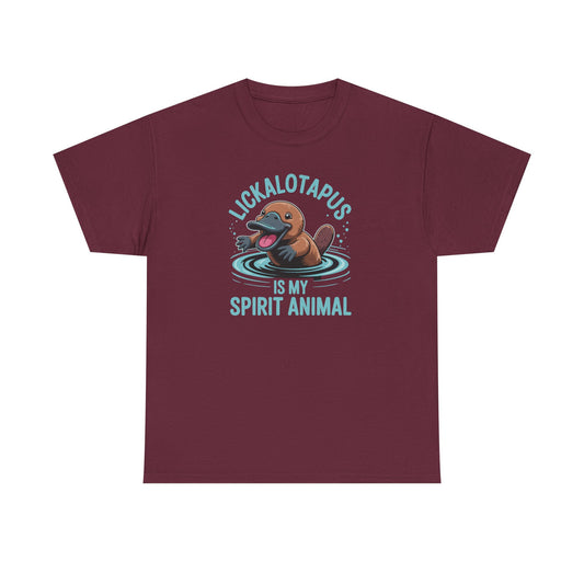 Vintage Funny Lickalottapus Is My Spirit Animal Lovers Meme T-Shirt