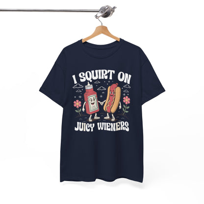 Its A Bad Day To Be A Hot Dog Funny meme Hotdog usa flag Men Women T-Shirt