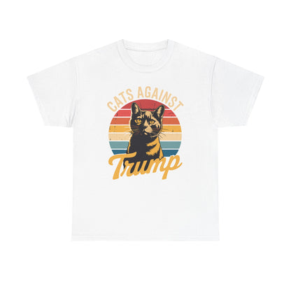 Cats Against Trump Funny Anti Trump Election Funny Cat T-Shirt