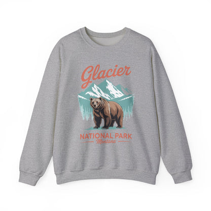 Glacier National Park retro Sweatshirt