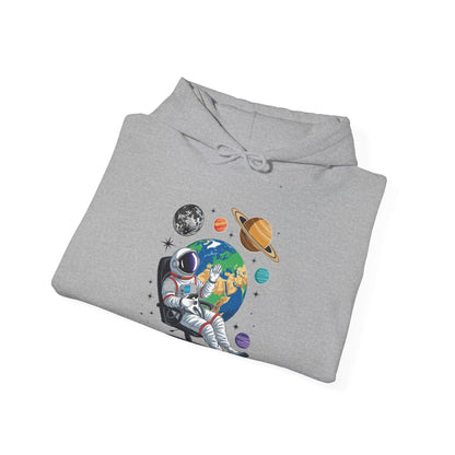 Astronaut Gamer Space Gaming System Planets Hoodie