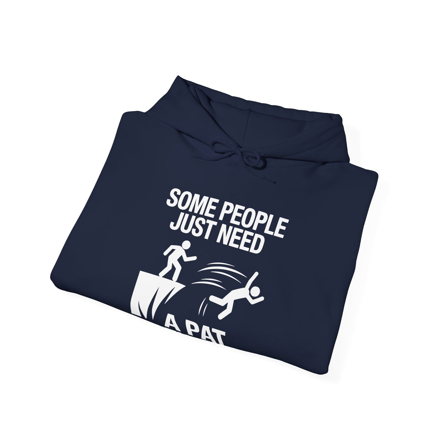 Funny Pat On The Back Adult Sarcastic Design Hoodie