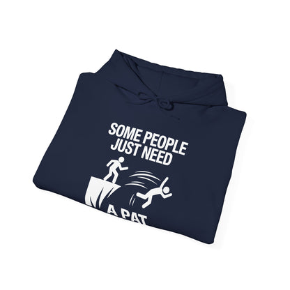 Funny Pat On The Back Adult Sarcastic Design Hoodie