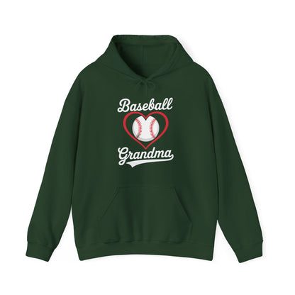 Hoodie Baseball Grandma Heart Design Mother's Day Gift