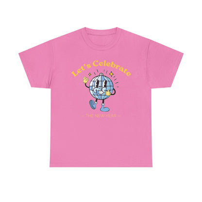 Cheers to Happy New Year Celebration T-Shirt Festivel NYE Party Tee for Men and Women