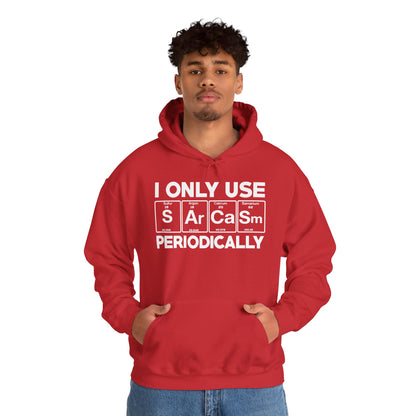 Sarcasm Periodic Table Element Weird Science Joke Gift Hoodie