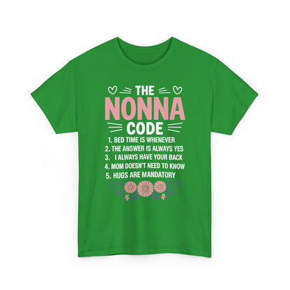 The A Nonna Code Funny Grandma Mothers Day Gifts T-Shirt
