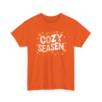 Cozy Season Autumn Fall Vibes Halloween Thanksgiving Pumpkin T-Shirt