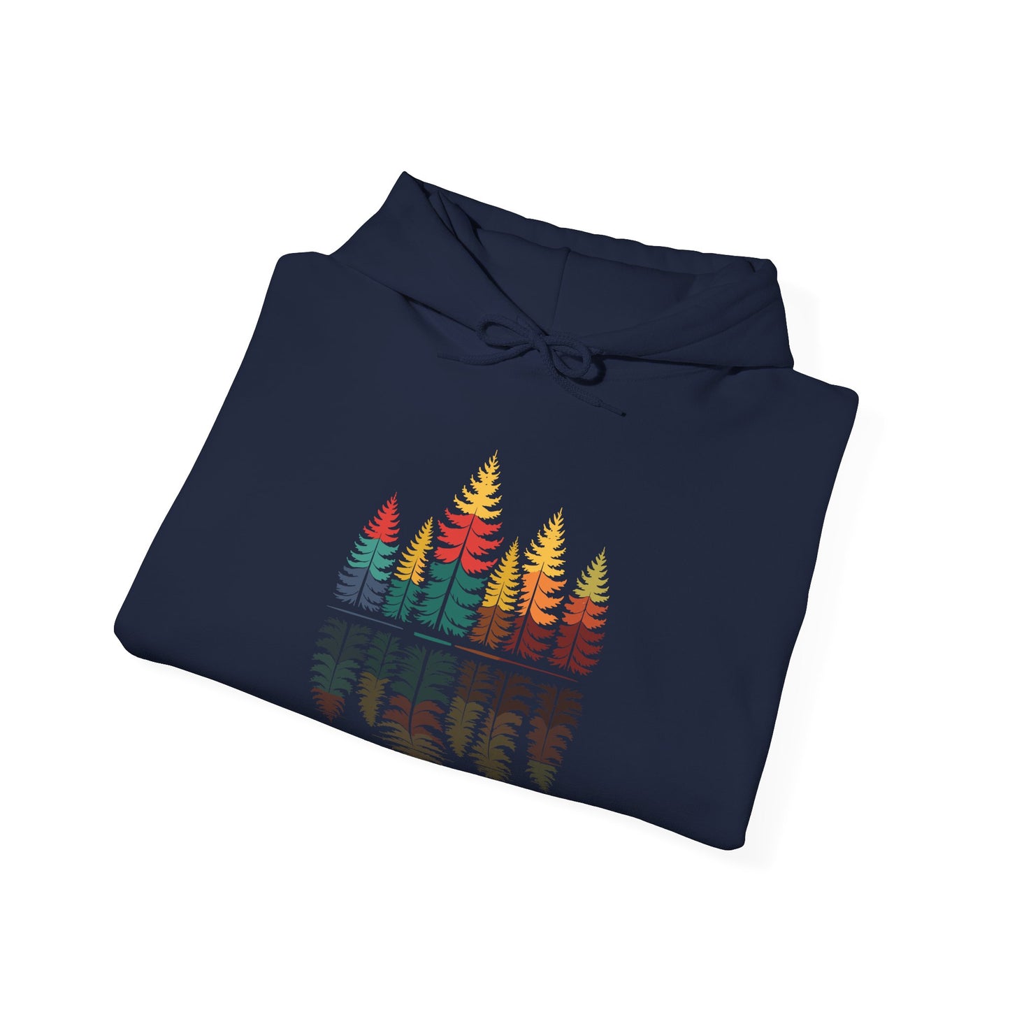 Nature Reflection Forest Trees Outdoor Wildlife Hoodie