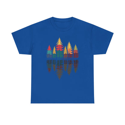 Nature Reflection Forest Trees Outdoor Wildlife T-Shirt
