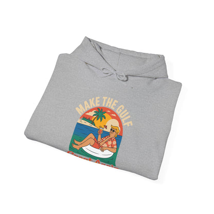 Funny Trump Make The Gulf Great Again Hoodie