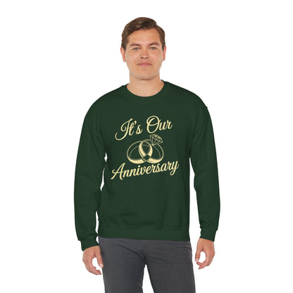 It's Our Anniversary Shirts for Married Couples Husband Wife Sweatshirt