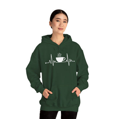 Coffee Heartbeat Drinking Coffee Hoodie