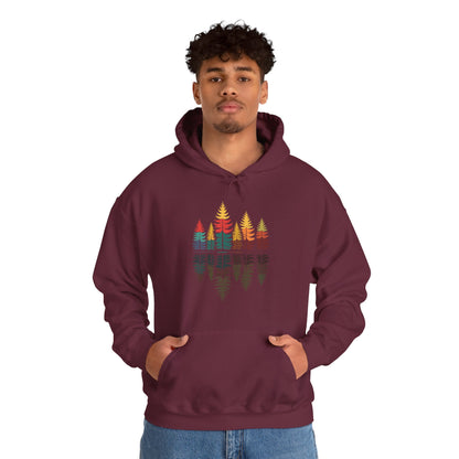 Nature Reflection Forest Trees Outdoor Wildlife Hoodie