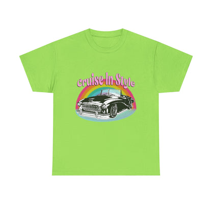 Cruise In Style Car Lovers T-Shirt For Men Women