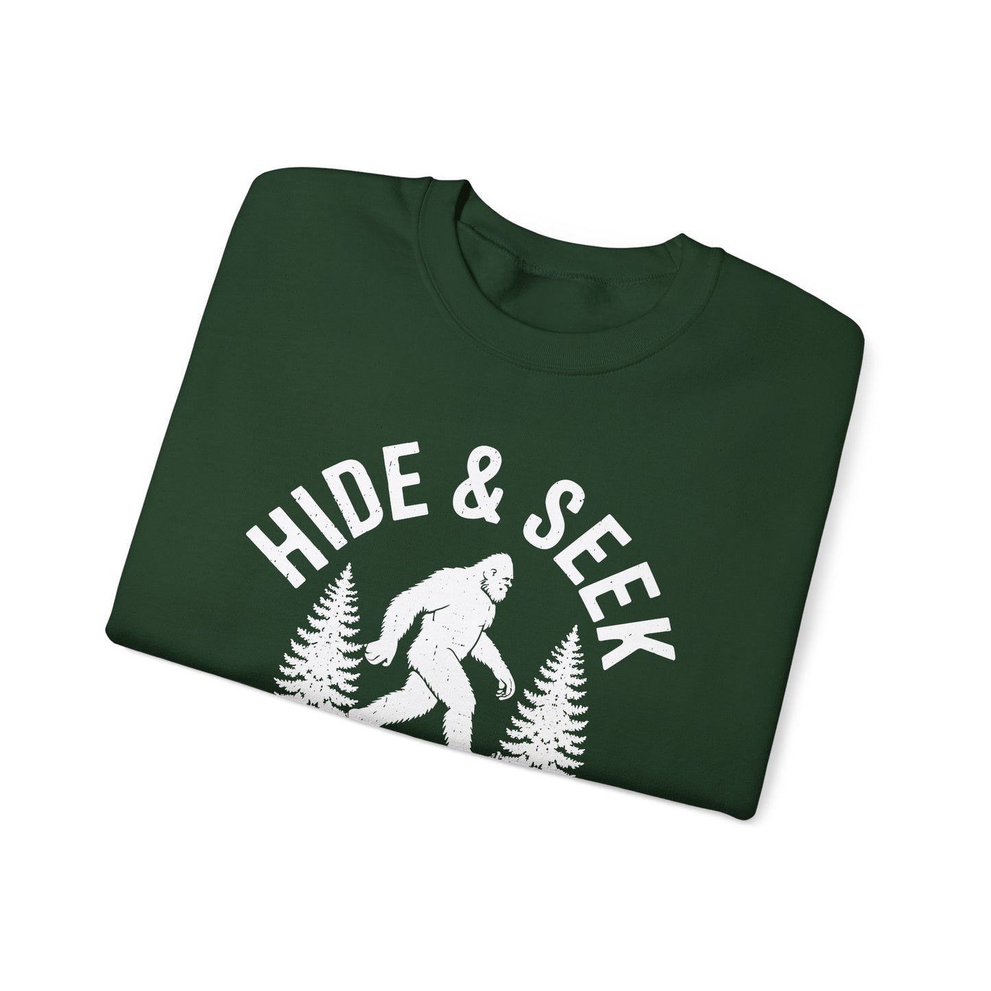 Bigfoot Hide And Seek World Champion Sasquatch Retro Vintage Sweatshirt