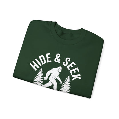 Bigfoot Hide And Seek World Champion Sasquatch Retro Vintage Sweatshirt
