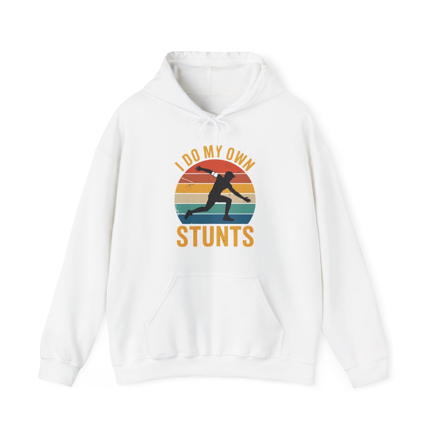 Funny I Do All My Own Stunts Broken Bones Hoodie