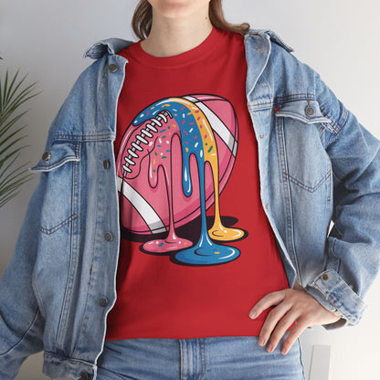 Football Drip For Lineman WR QB RB Ice Cream Sprinkles T-Shirt