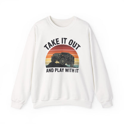 Catch Some Rays Vintage Retro Take It Out And Play Sweatshirt