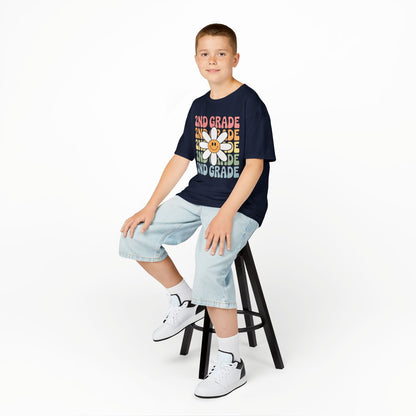Groovy 2nd Grade Back To School First Day of Second Grade T-Shirt