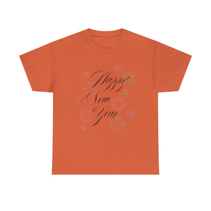Happy New Year T-Shirt Festive Celebration Tee for Men and Women