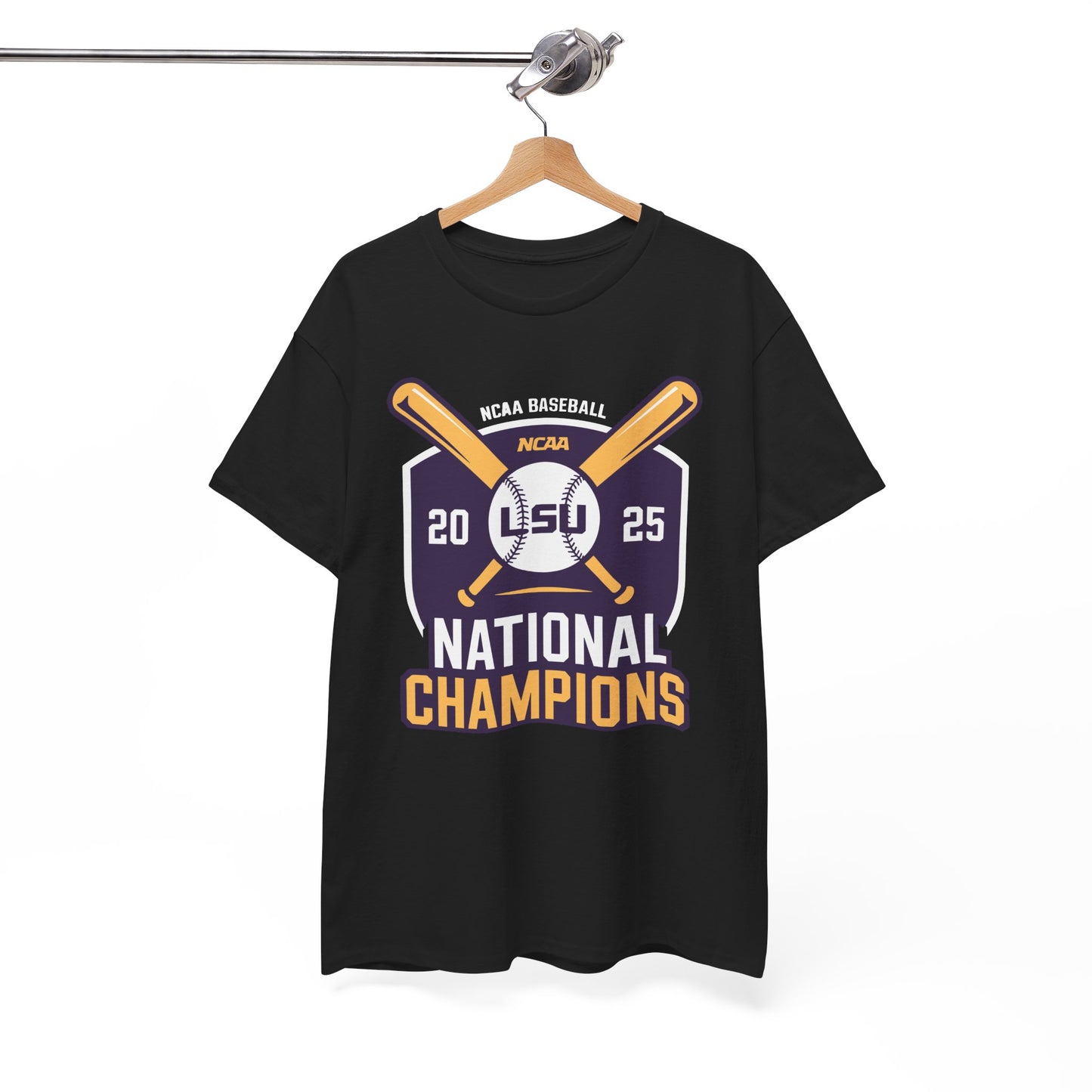 LSU Baseball 2025 National Champions Logo T-Shirt