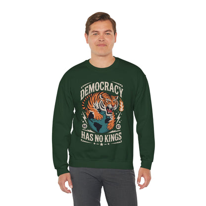 Democracy Has No King 8647 Anti Trump America Social Justice Sweatshirt