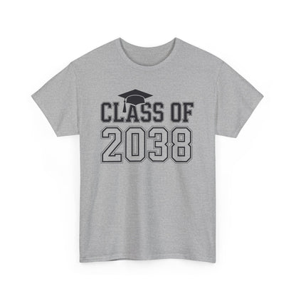 Class of 2038 Grow With Me Funny Kindergarten Back To School T-Shirt