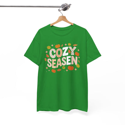 Cozy Season Autumn Fall Vibes Halloween Thanksgiving Pumpkin T-Shirt