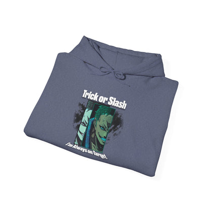 Trick or Trash Halloween Sweatshirt Funny Eco-Friendly Spooky Sweatshirt