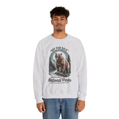 Not For Sale National Parks Support Our Parks & Public Lands Sweatshirt
