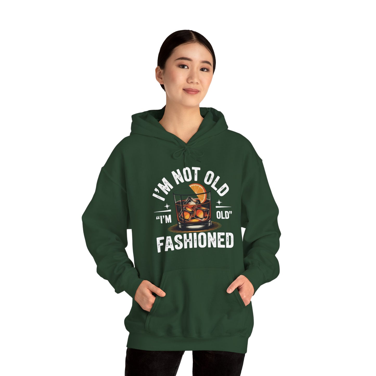I'm Not Old I'm Old Fashioned Classic Whiskey Lover Vintage Hoodie