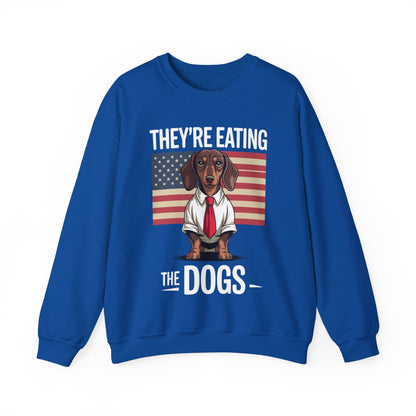 They're Eating the Dogs Trump Hot Dog Sweatshirt