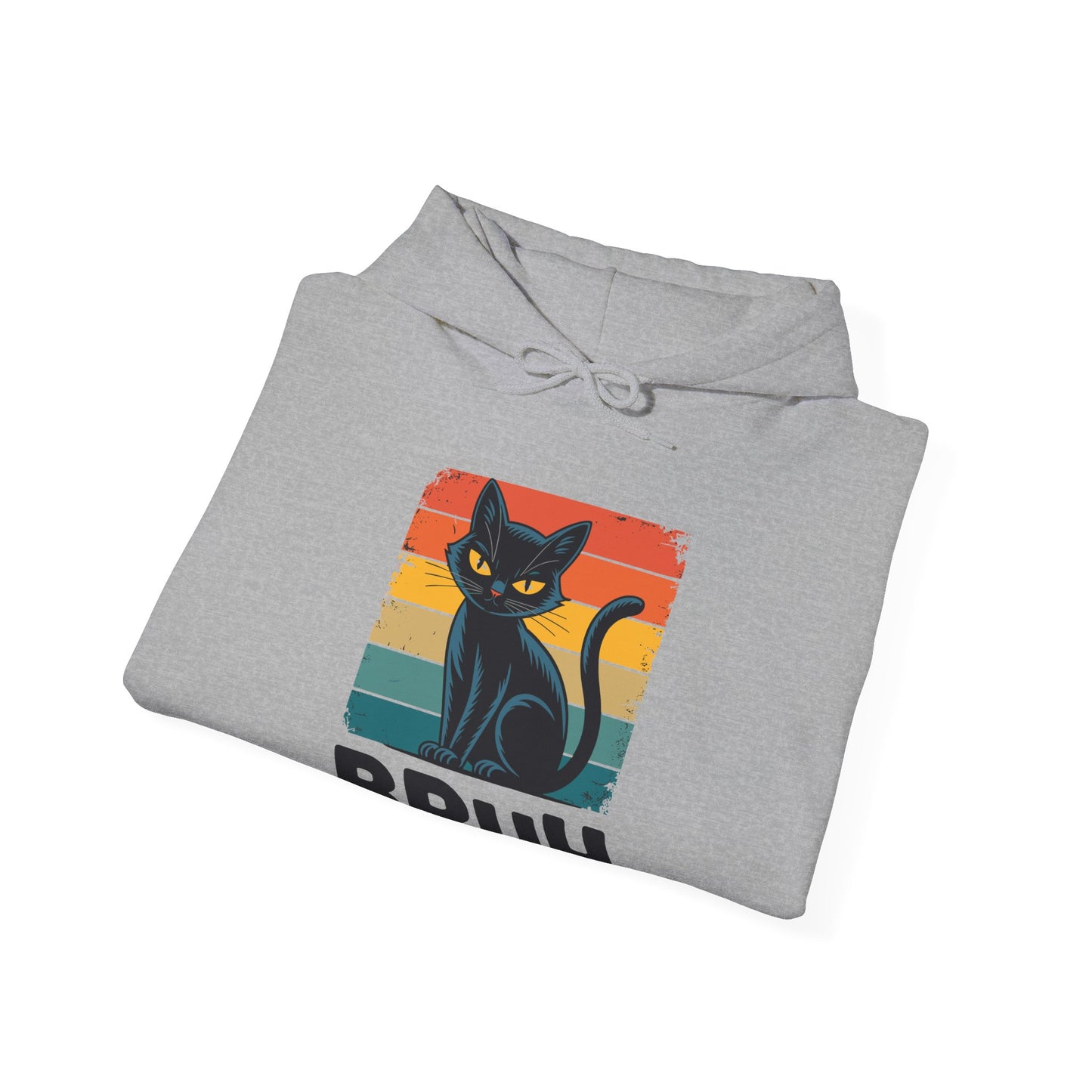 Funny Cat Bruh For Teens Boys Girls Men Women Meme Graphic Hoodie