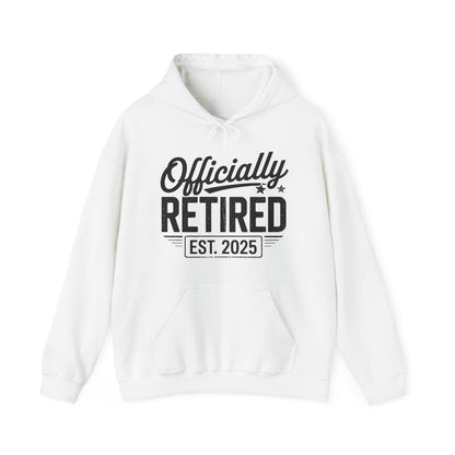 Funny Retirement 2025 Officially Retired 2025 Vintage Humor Hoodie