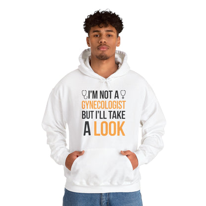 I'm Not A Gynecologist But I'll Take A Look Adult Humor Hoodie