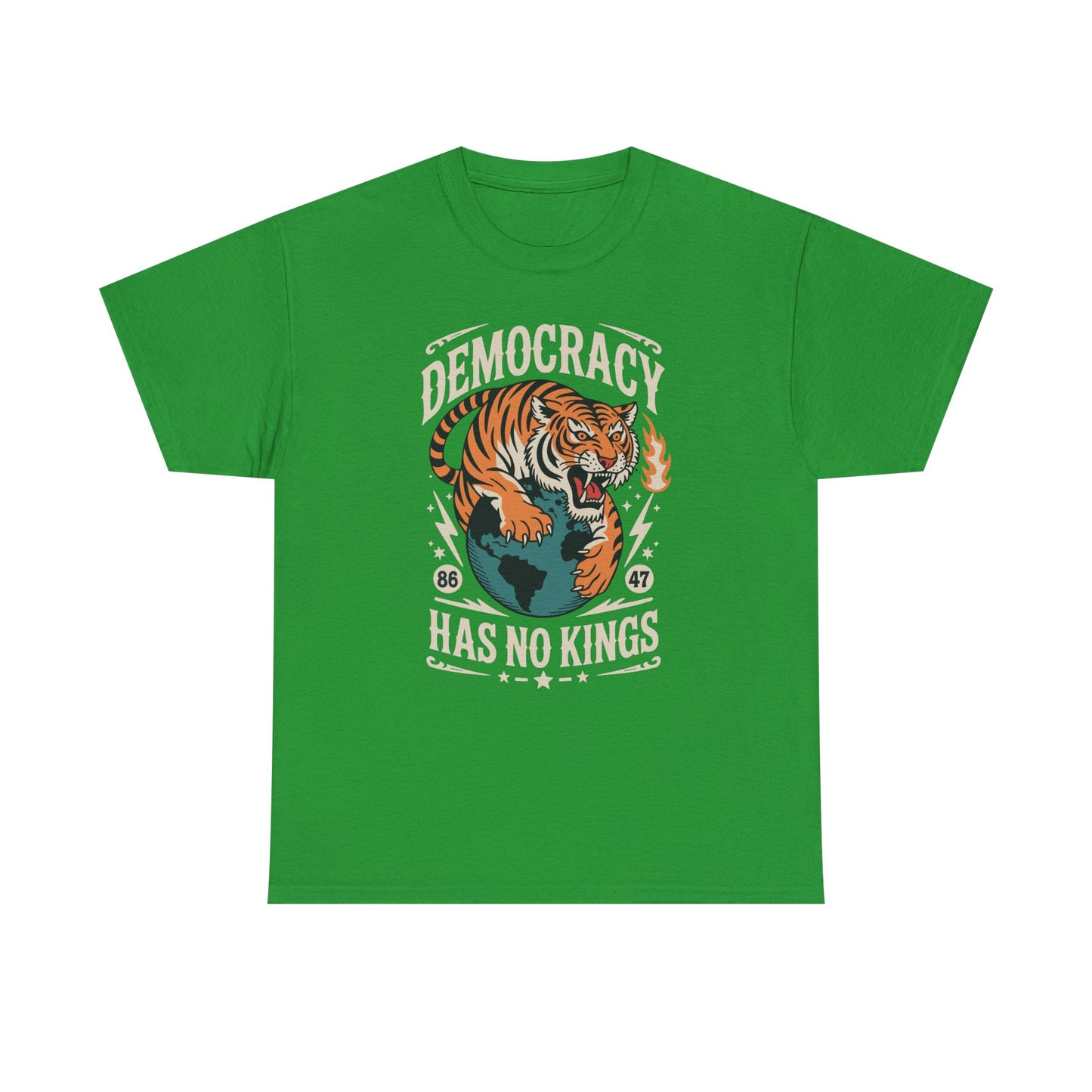 Democracy Has No King 8647 Anti Trump America Social Justice T-Shirt